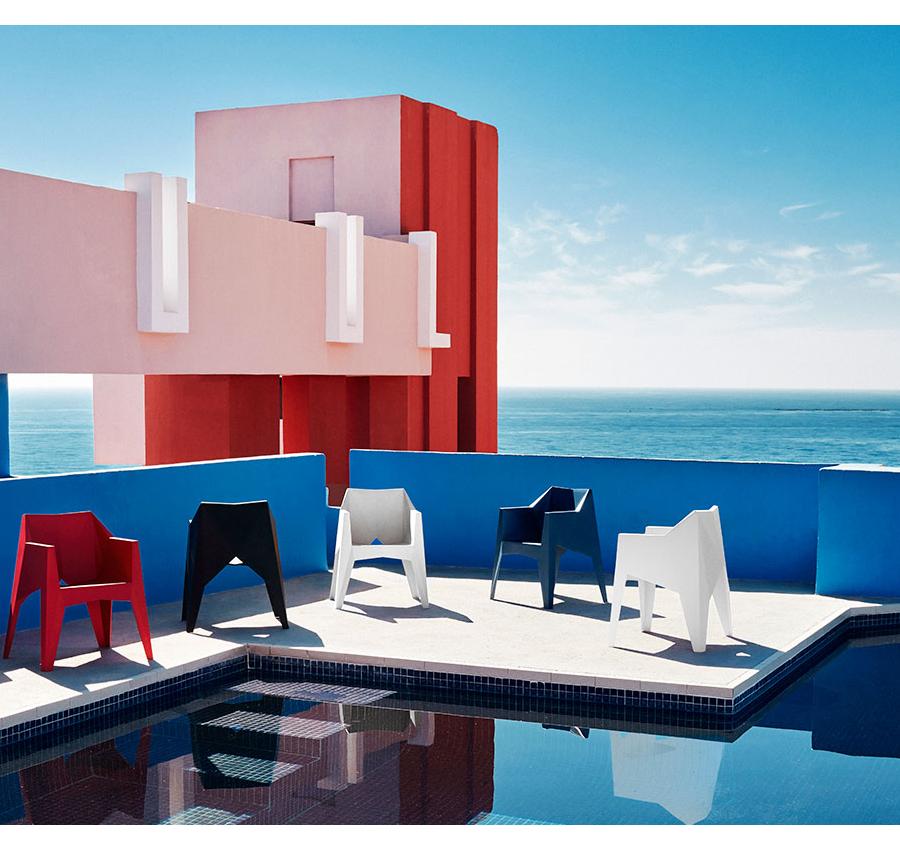 La silla Voxel es la pieza arquitectónica conceptual.